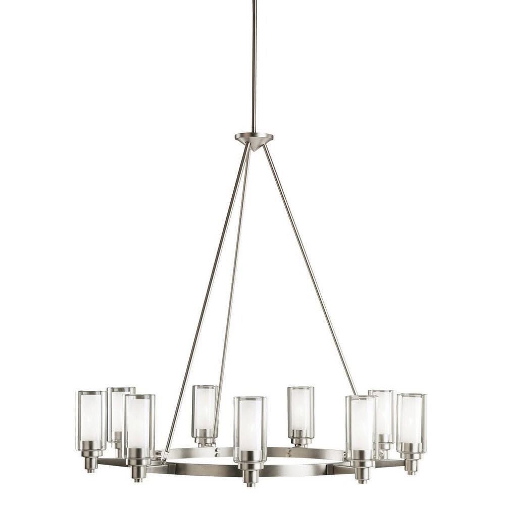 kichler-circolo-9-light-round-chandelier-brushed-nickel-globe-inspired-modern-ch image 1