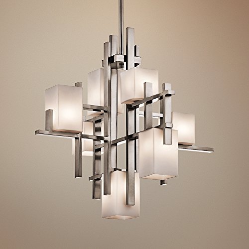 kichler-city-lights-7-light-chandelier-42940clp-classic-pewter image 5