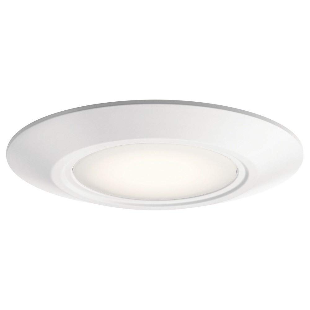 kichler-horizon-6-5-3000k-led-downlight-with-polycarbonate-white-diffuser-white- image 1