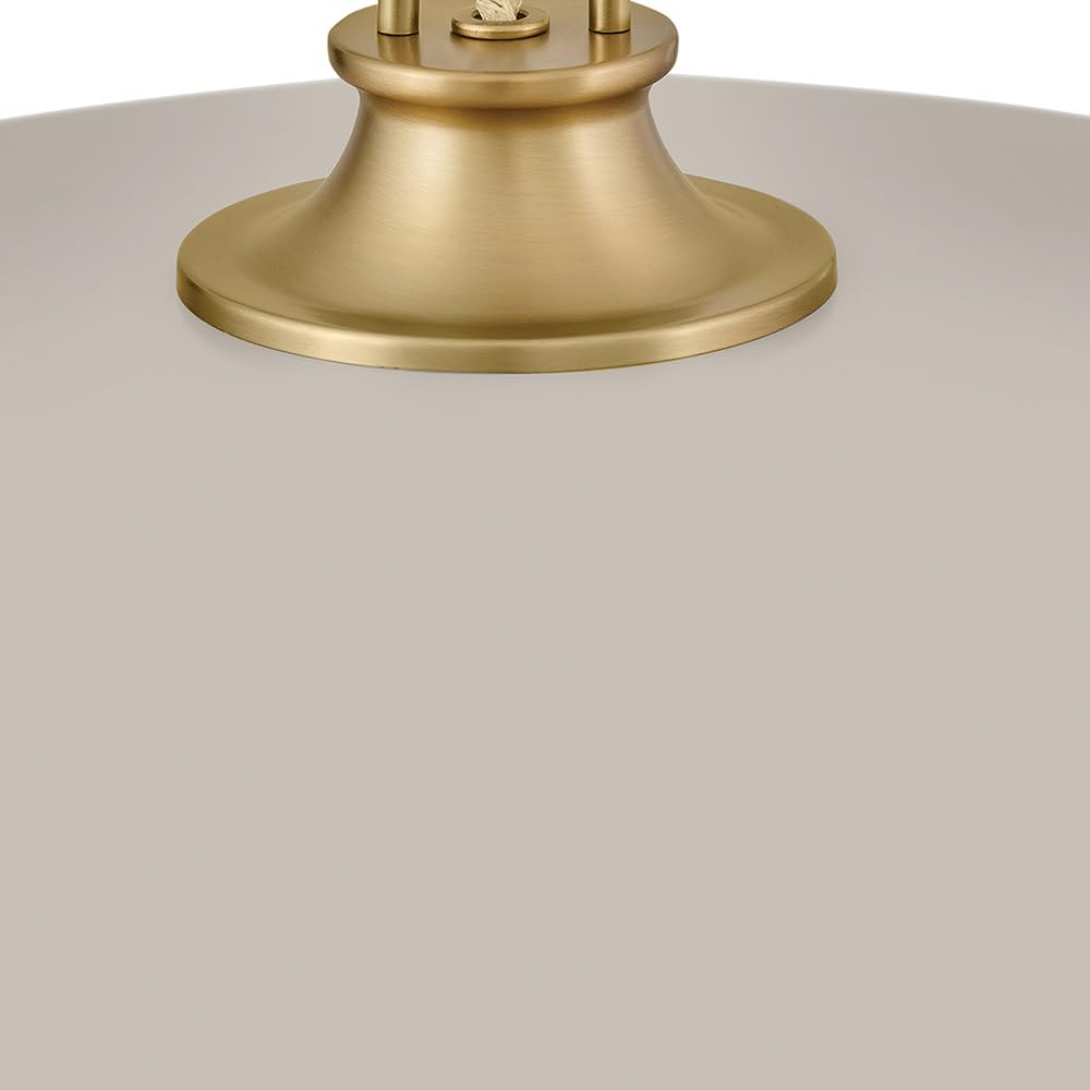 hinkley-sadie-18-dome-pendant-in-light-taupe-with-lacquered-brass-accents image 7