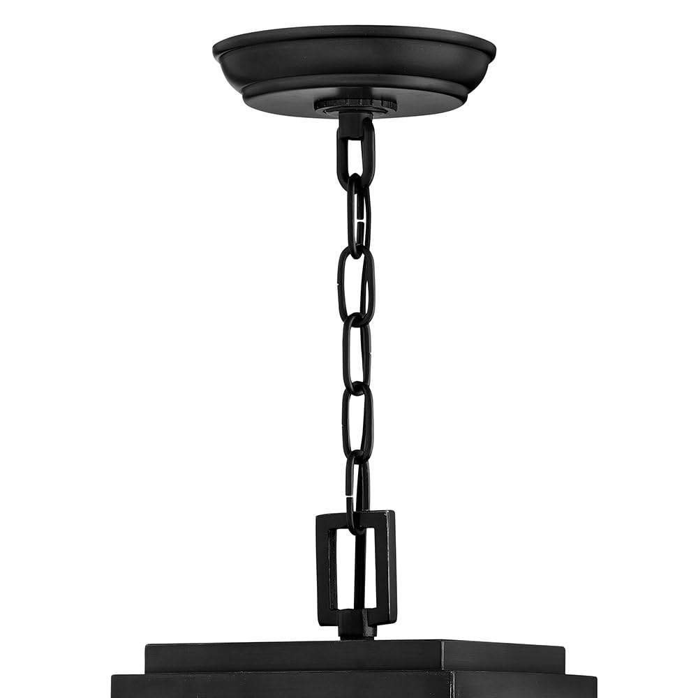 hinkley-republic-medium-hanging-outdoor-lantern-black-finish-composite-with-clea image 6
