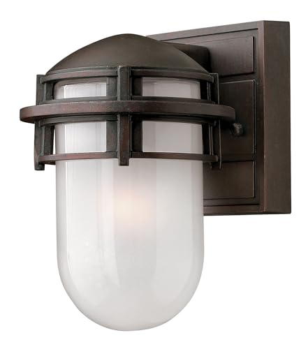 hinkley-1956vz-reef-transitional-one-light-outdoor-wall-mount-in-bronze-dark-fin image 5
