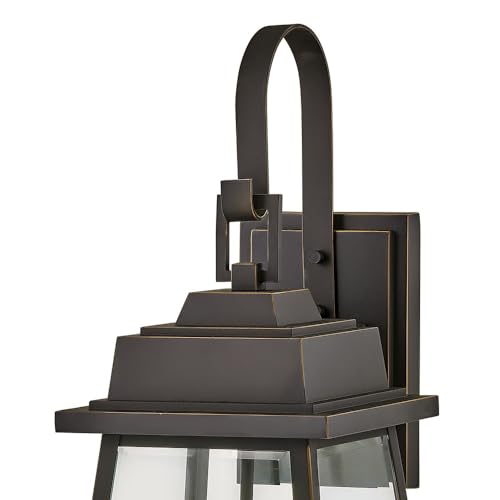 hinkley-bainbridge-collection-2-light-large-outdoor-wall-mount-oil-rubbed-bronze image 6
