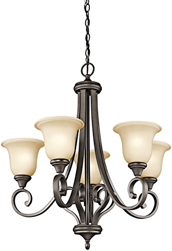 kichler-monroe-5-light-chandelier-in-olde-bronze-with-umber-etched-glass-43156oz image 2