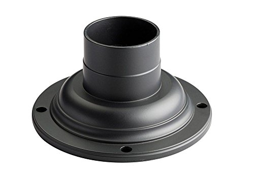 kichler-outdoor-pedestal-adapter-for-walls-and-fences-black-cast-aluminum-9530bk image 5