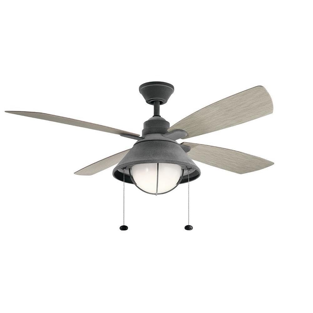 kichler-seaside-54-ceiling-fan-in-weathered-zinc-with-integrated-led-light-31018 image 1