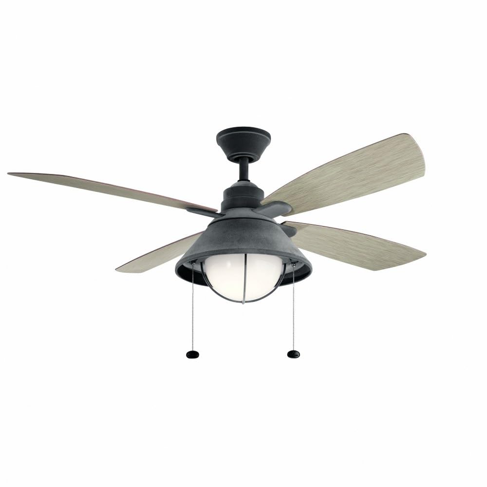 kichler-seaside-54-ceiling-fan-in-weathered-zinc-with-integrated-led-light-31018 image 2