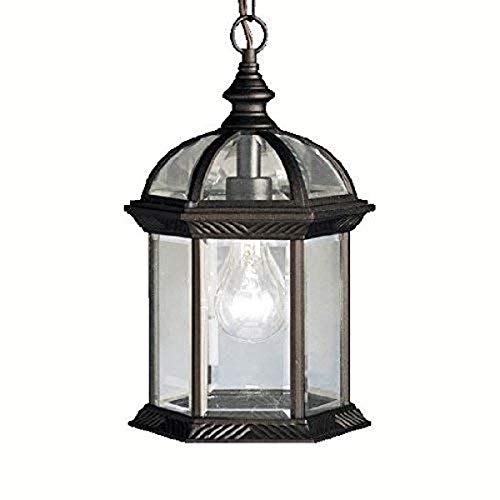 kichler-barrie-1-light-outdoor-pendant-black-clear-beveled-glass image 2