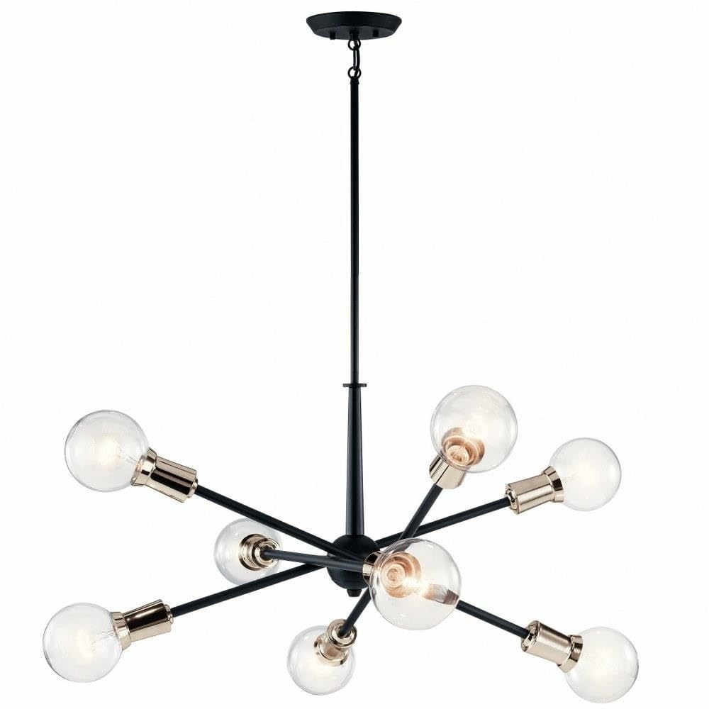 kichler-armstrong-26-8-light-chandelier-43118bk-black image 1