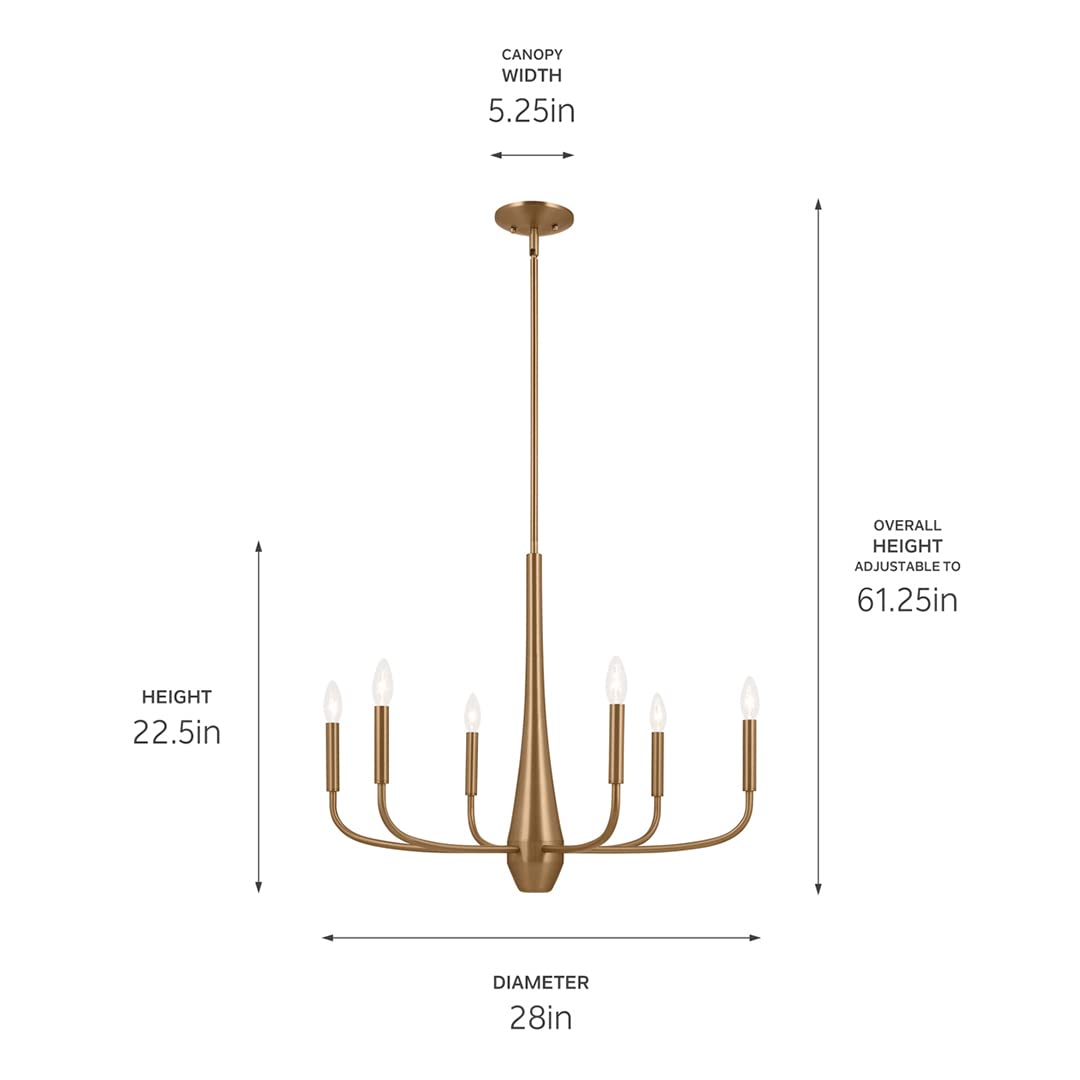 kichler-deela-6-light-chandelier-in-champagne-bronze-52525cpz image 3