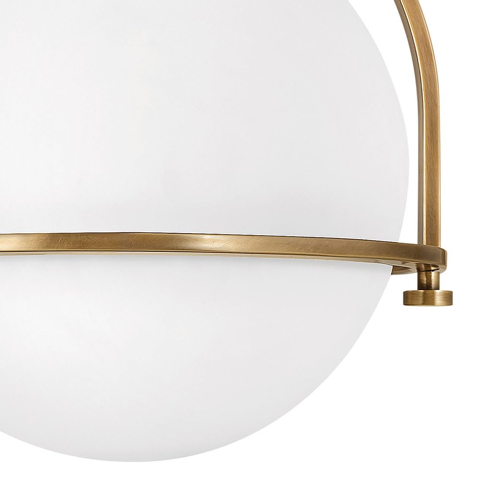 hinkley-somerset-small-semi-flush-mount-ceiling-light-in-heritage-brass-with-etc image 8