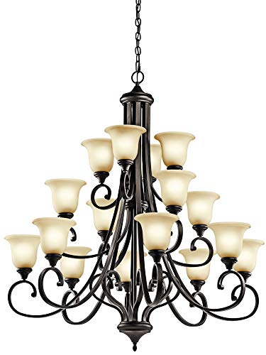 kichler-monroe-48-16-light-3-tier-chandelier-olde-bronze-finish-with-light-umber image 5