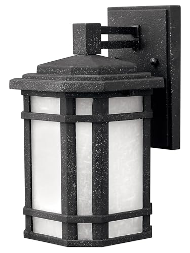 hinkley-1270vk-cherry-creek-craftsman-mission-one-light-outdoor-wall-mount-in-bl image 2