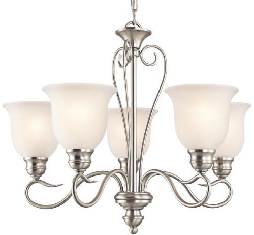 kichler-tanglewood-5-light-chandelier-brushed-nickel-classic-chandelier-with-sat image 3