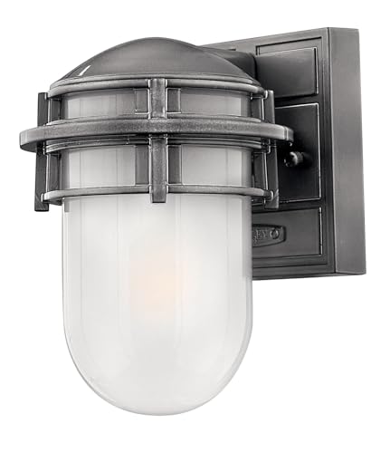 hinkley-1956he-reef-transitional-one-light-outdoor-wall-mount-in-pewter-nickel-s image 4