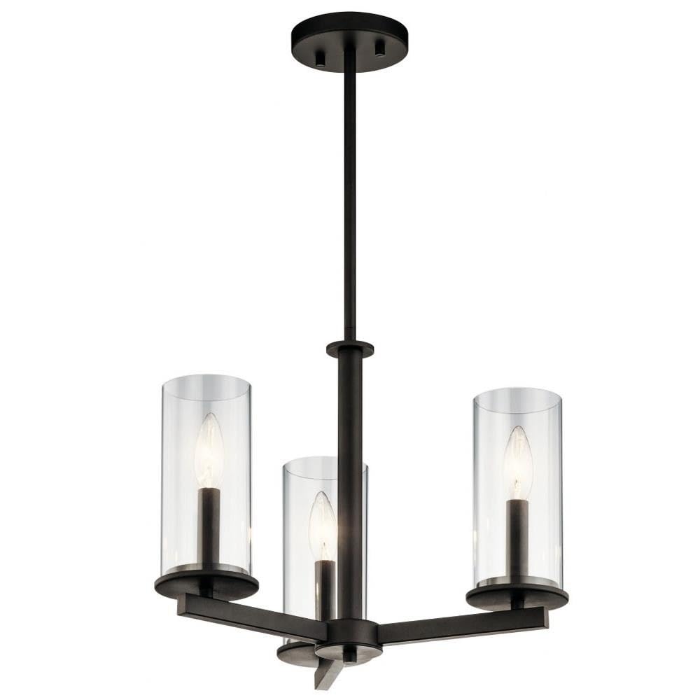 kichler-crosby-43997oz-3-light-convertible-chandelier-in-olde-bronze image 1