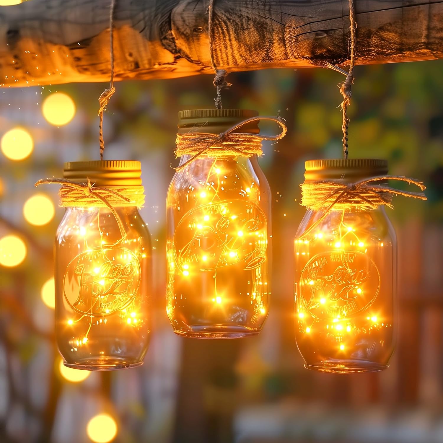 brightown-2-pack-33ft-100-led-plug-in-silver-wire-firefly-fairy-lights-warm-whit image 7