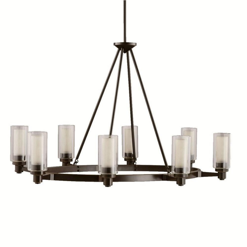 kichler-circolo-27-8-light-oval-chandelier-in-brushed-nickel image 6