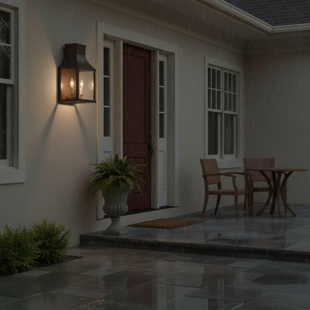 hinkley-beacon-hill-medium-wall-mount-outdoor-lantern-blackened-copper-finish image 6