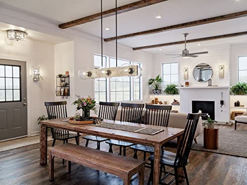 kichler-marquee-44296www-transitional-six-light-linear-chandelier-in-white-washe image 6