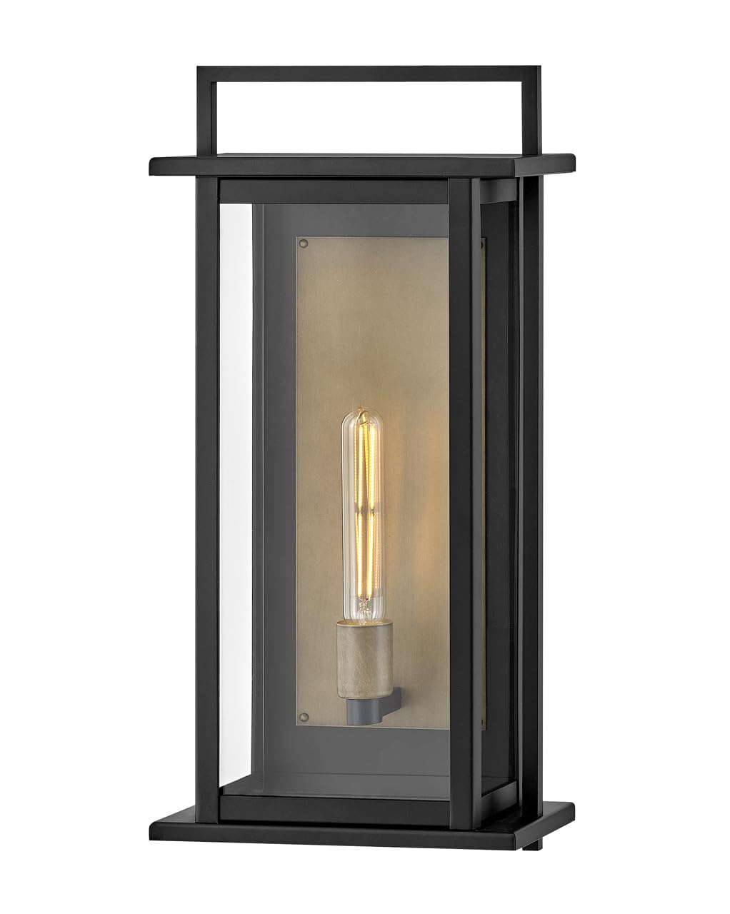 hinkley-langston-large-outdoor-wall-mount-lantern-black-with-burnished-bronze-re image 1