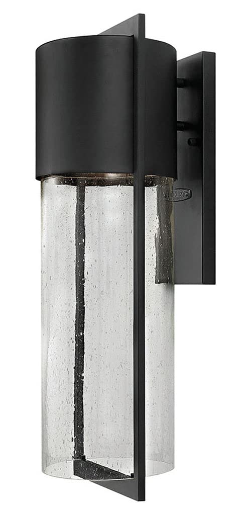 hinkley-shelter-collection-1325bk-led-large-outdoor-wall-mount-black-integrated- image 1