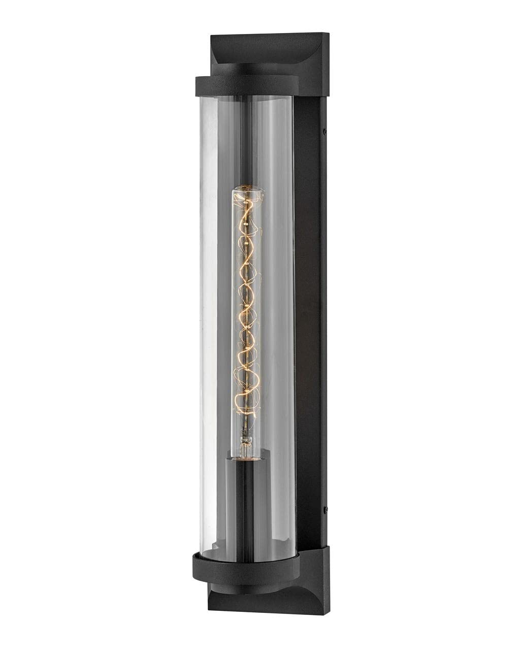 hinkley-pearson-one-light-medium-outdoor-wall-mount-lantern-textured-black image 7