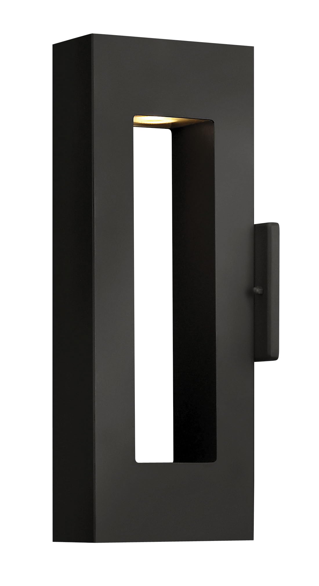 hinkley-atlantis-large-wall-mount-outdoor-lantern-satin-black-finish-etched-glas image 8