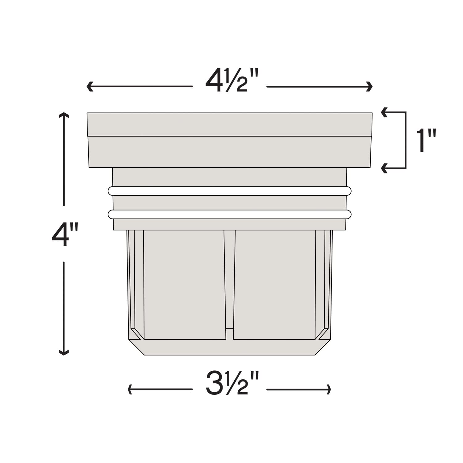 hinkley-12w-led-well-light-bronze-finish-4-h-x-4-5-w-3000k-color-temperature-alu image 4