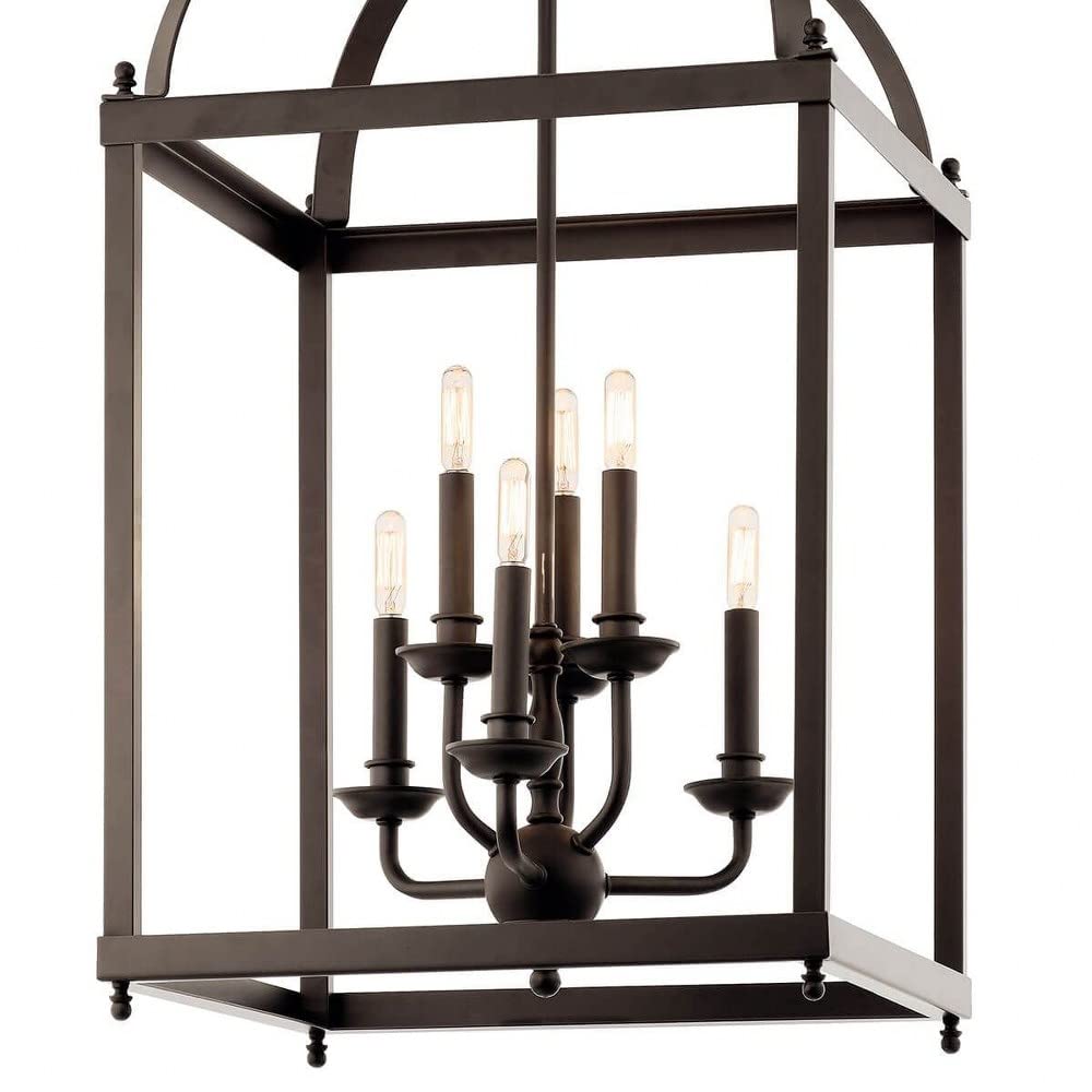 kichler-larkin-6-light-pendant-chandelier-black-36-25 image 5