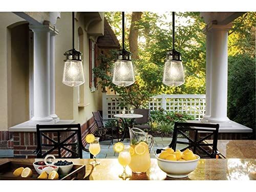 kichler-lyndon-pendant-light-seeded-glass-architectural-bronze-49447az image 5