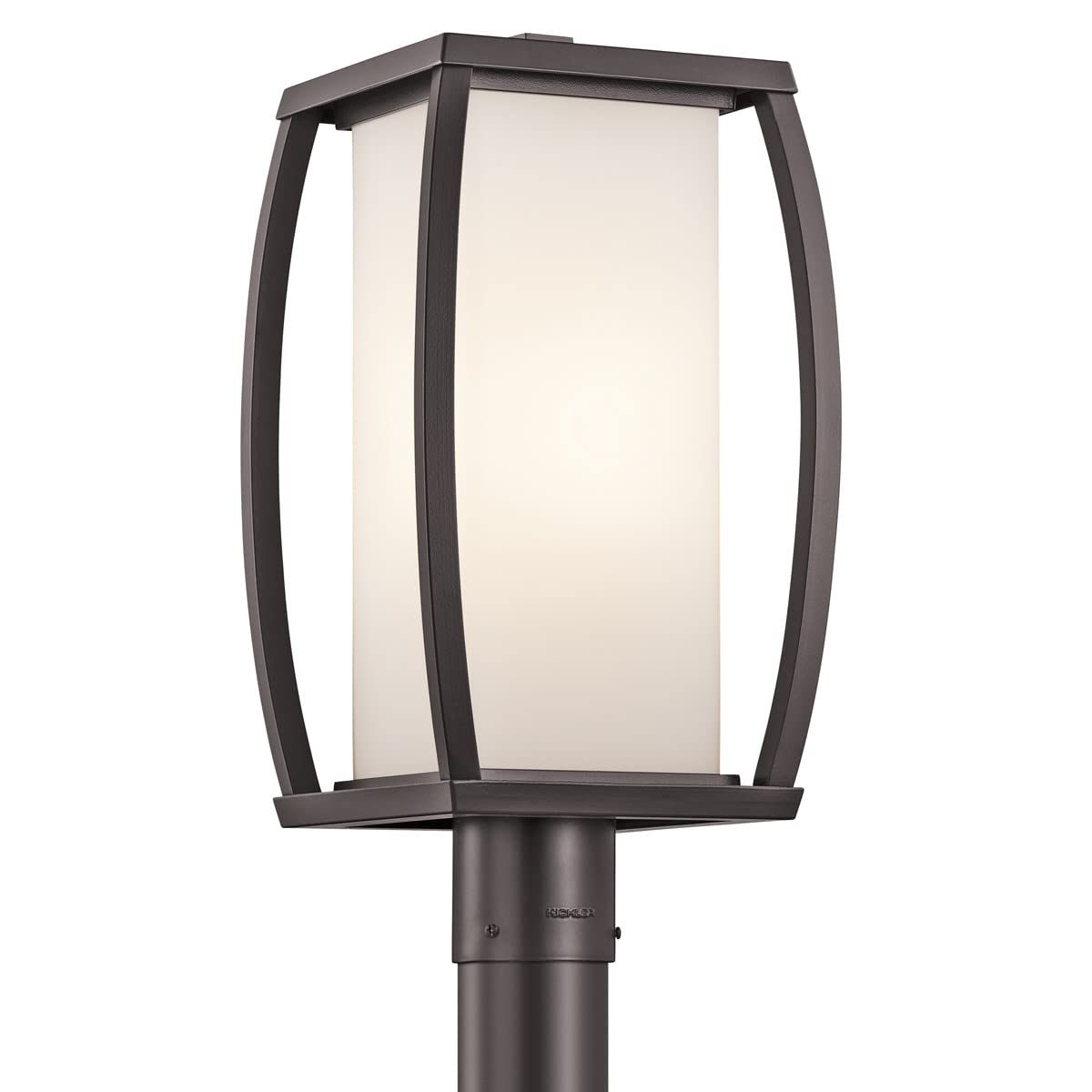 kichler-bowen-49342az-outdoor-post-mount-1-light-in-architectural-bronze image 1