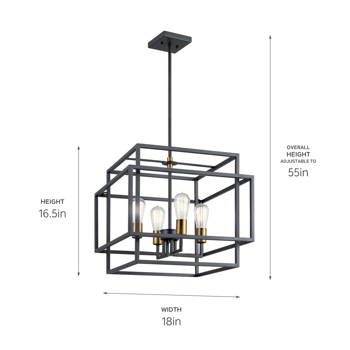 kichler-taubert-16-5-4-light-pendant-light-black-with-natural-brass-accents-mode image 5