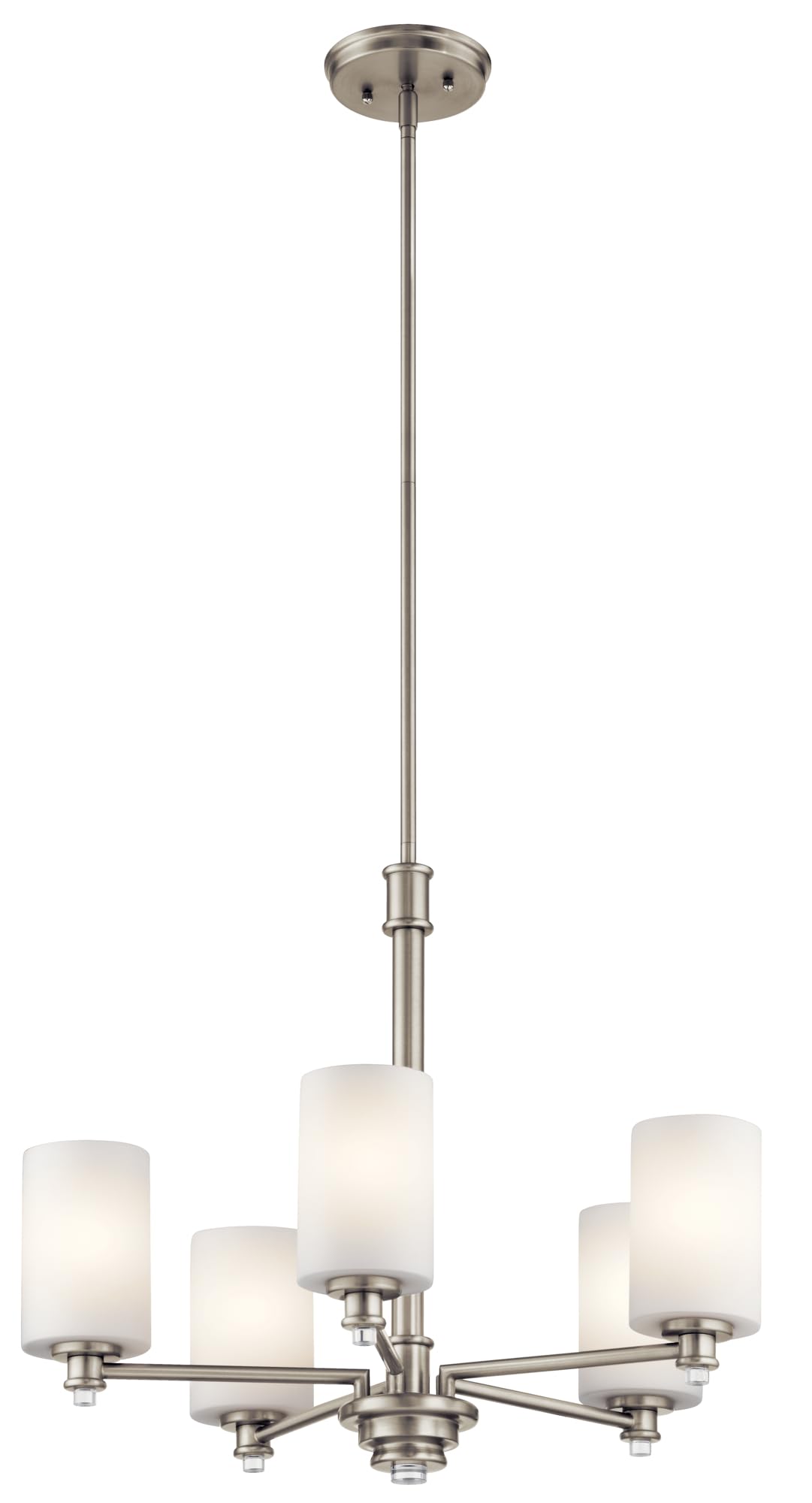 kichler-joelson-43923ni-5-light-chandelier-in-brushed-nickel image 1