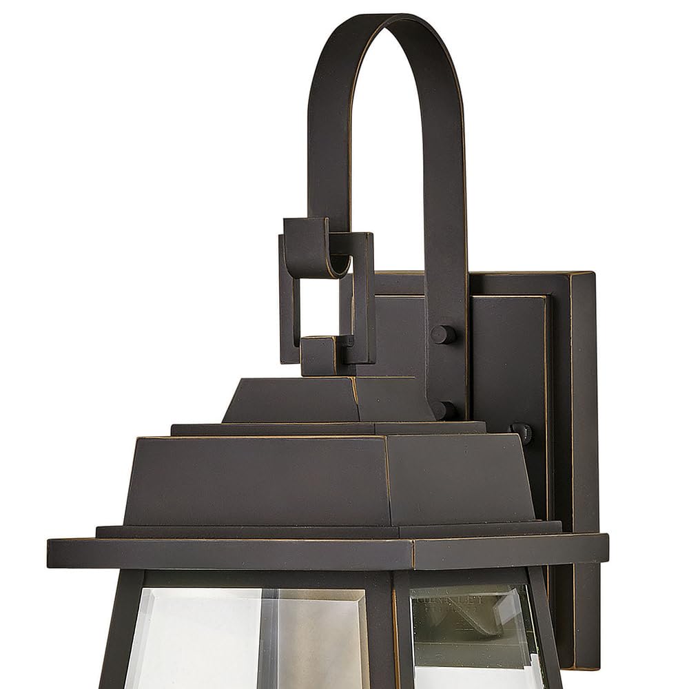 hinkley-bainbridge-collection-one-light-medium-outdoor-wall-mount-oil-rubbed-bro image 2