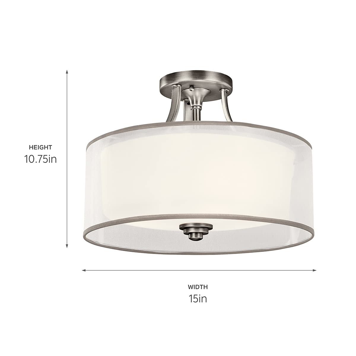 kichler-lacey-15-inch-3-light-semi-flush-mount-in-antique-pewter-42386ap-with-or image 2