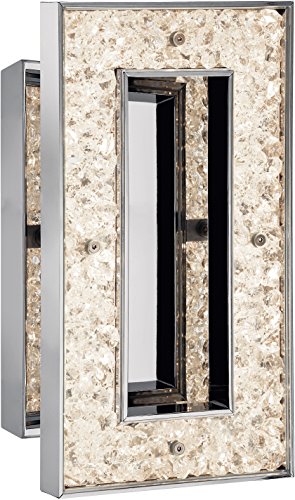 kichler-elan-83433-crushed-ice-led-wall-sconce-1-light-chrome image 2
