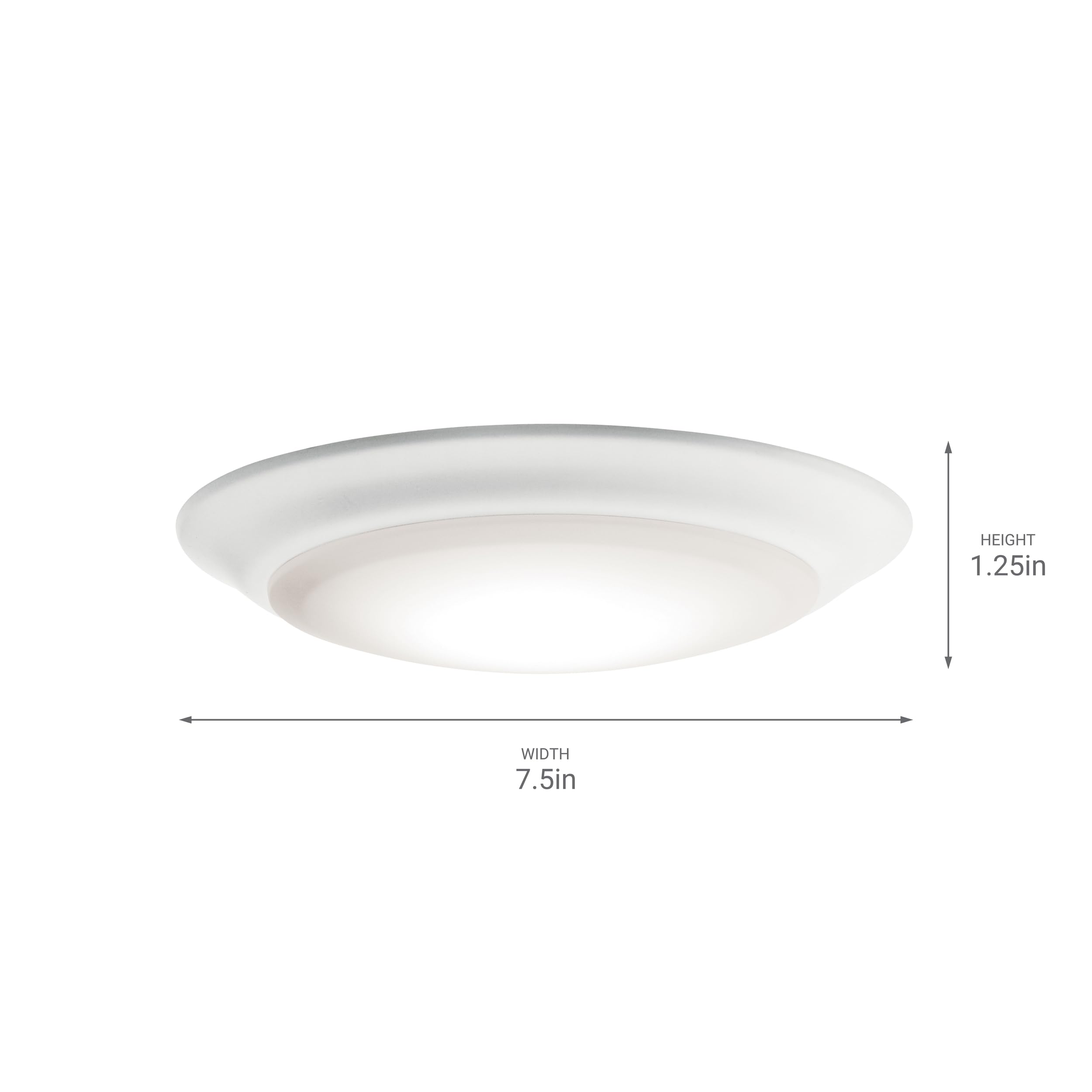 kichler-gen-1-led-downlight-flush-mount-ceiling-light-white-3000k-7-5-inch-43846 image 6