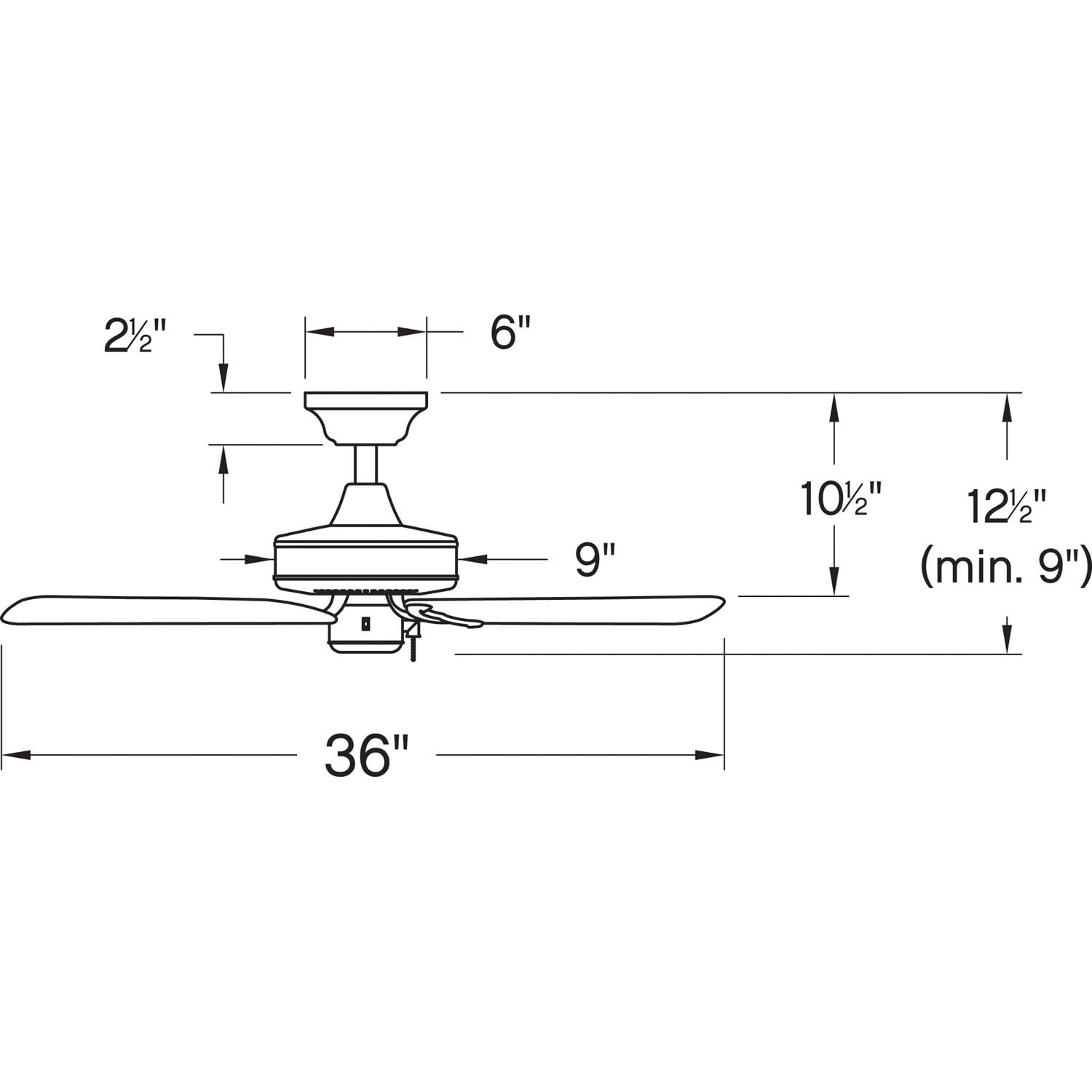 hinkley-cabana-36-inch-indoor-outdoor-dual-mount-ceiling-fan-appliance-white-pul image 4