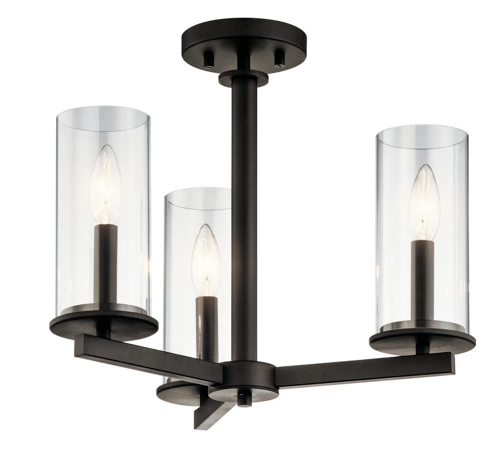 kichler-crosby-43997oz-3-light-convertible-chandelier-in-olde-bronze image 3