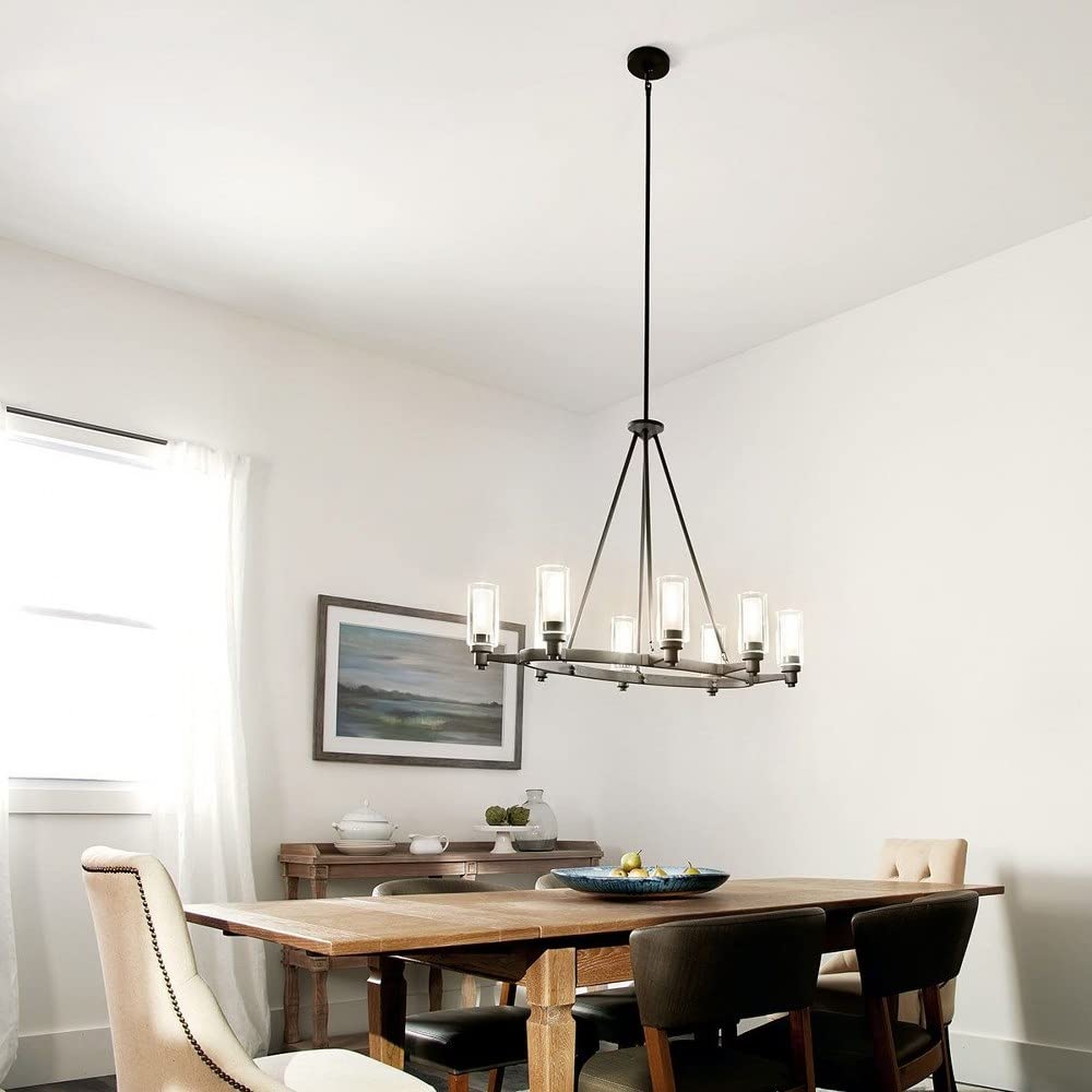 kichler-circolo-27-8-light-oval-chandelier-in-brushed-nickel image 4