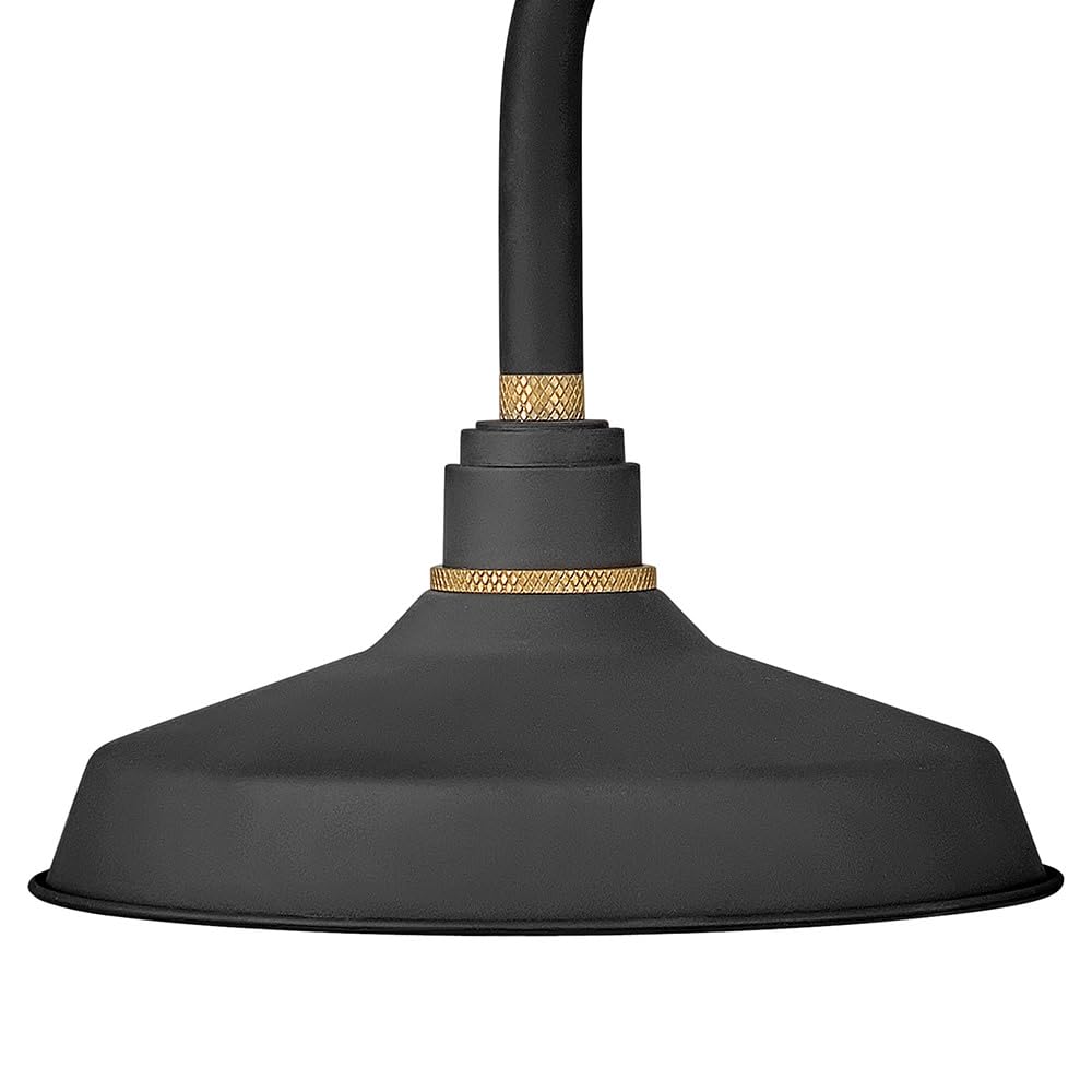 hinkley-foundry-classic-medium-straight-arm-barn-light-textured-black-with-brass image 3
