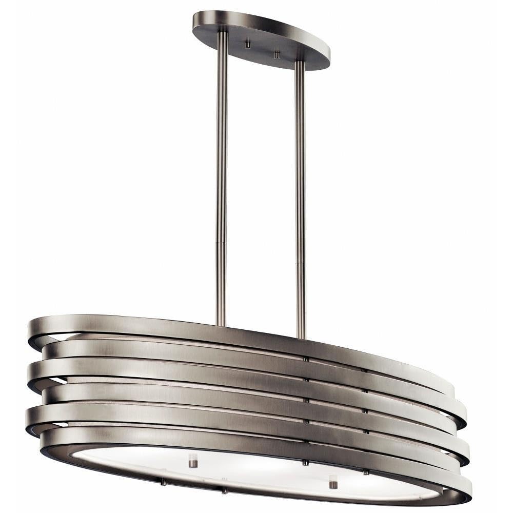 kichler-roswell-43303ni-3-light-oval-chandelier-brushed-nickel-satin-etched-glas image 1