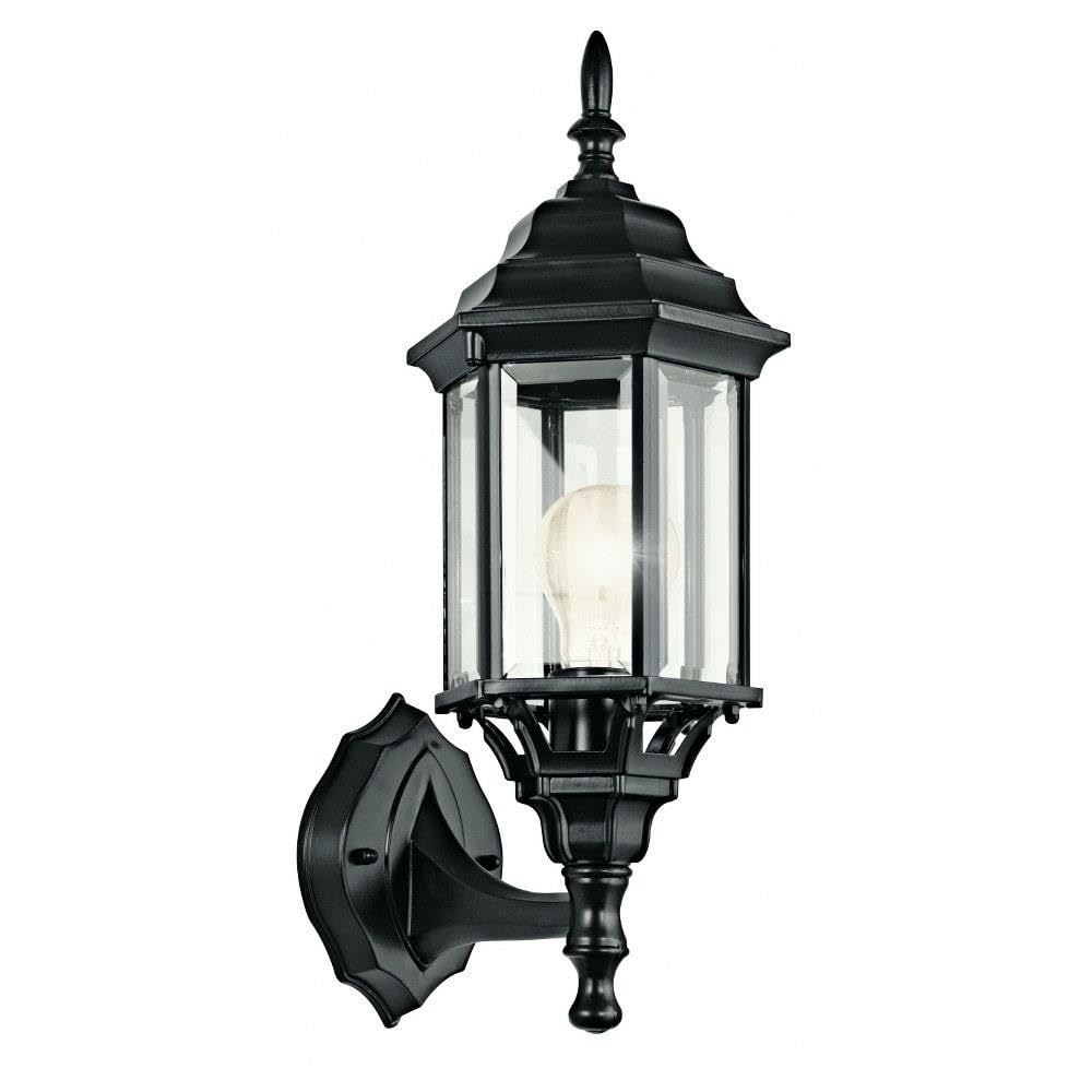 kichler-chesapeake-outdoor-wall-sconce-black-49255bk-coastal-die-cast-aluminum-w image 5