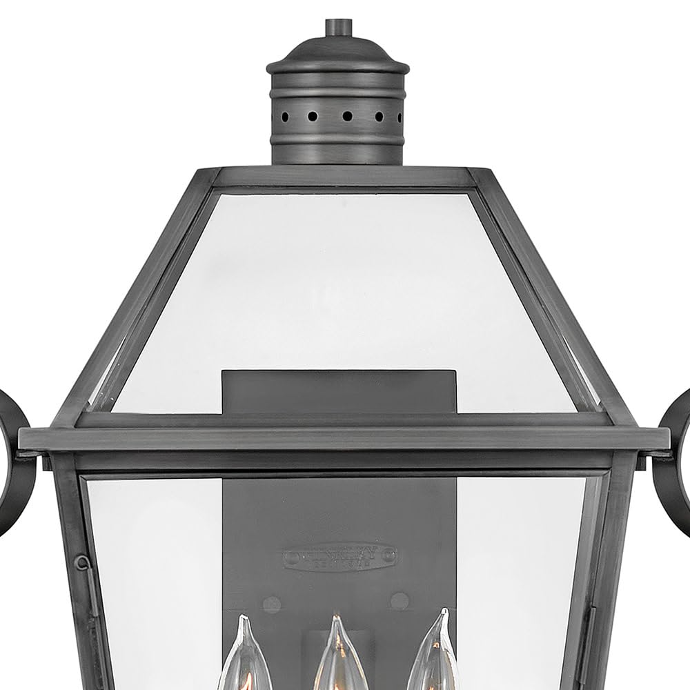 hinkley-nouvelle-3-light-outdoor-medium-wall-lantern-with-scroll-blackened-brass image 4
