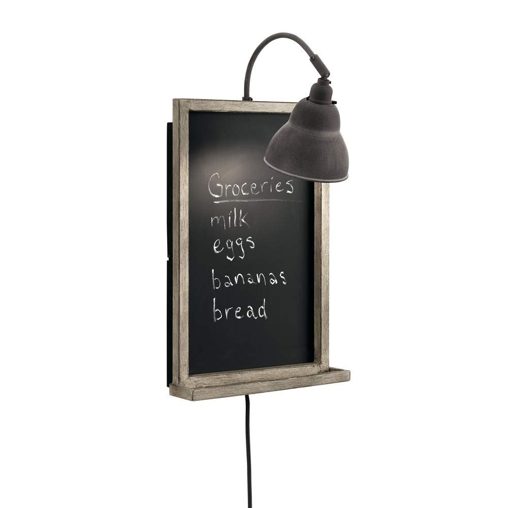 kichler-44015wzc-chalkboard-wall-sconce-with-gooseneck-light-olde-bronze-24-inch image 1