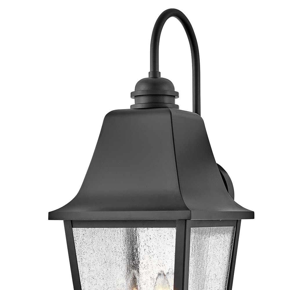 hinkley-kingston-large-wall-mount-lantern-oversized-sweeping-roof-clear-seedy-gl image 5