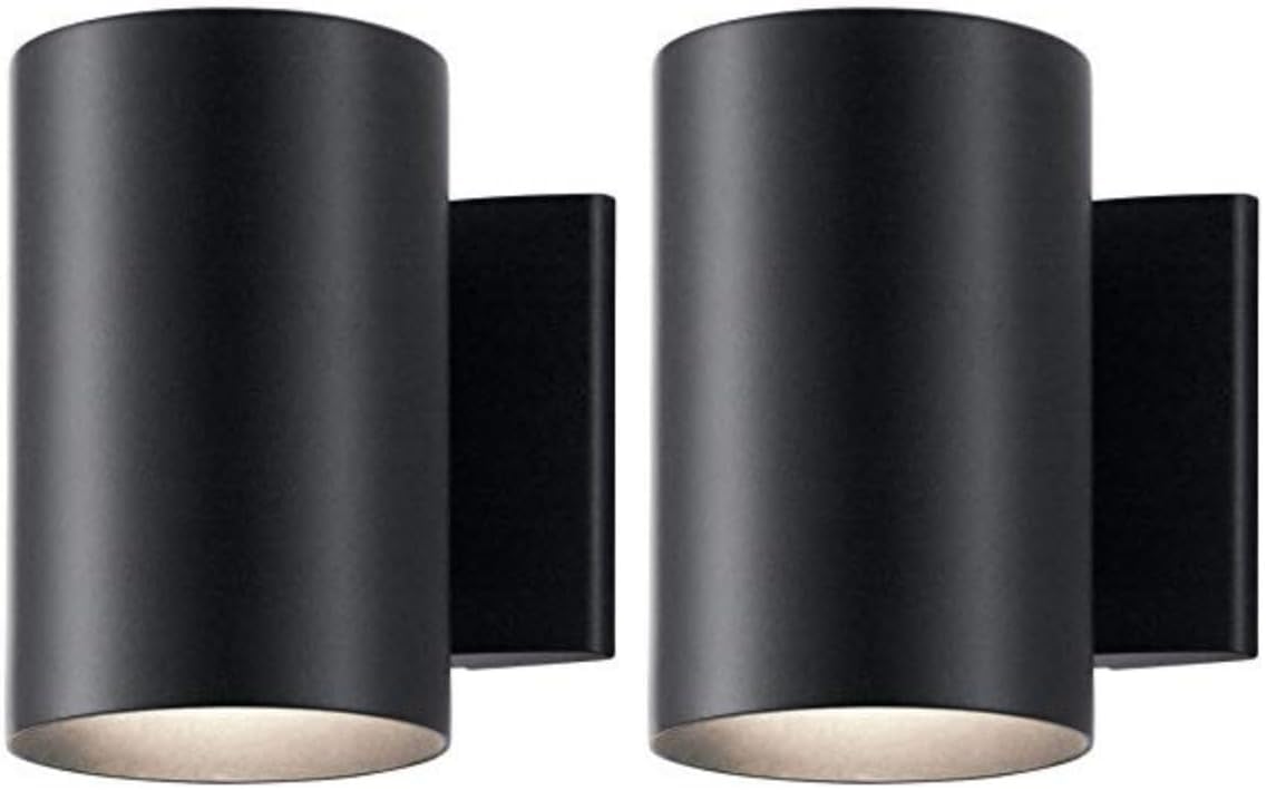 kichler-cylinders-15-2-light-outdoor-wall-sconce-in-black-9246bk image 6