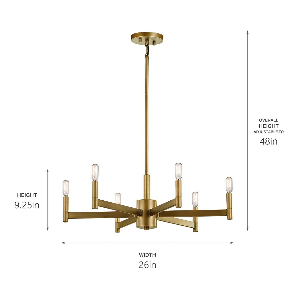 kichler-erzo-9-25-6-light-chandelier-in-brass-model-43859nbr image 8