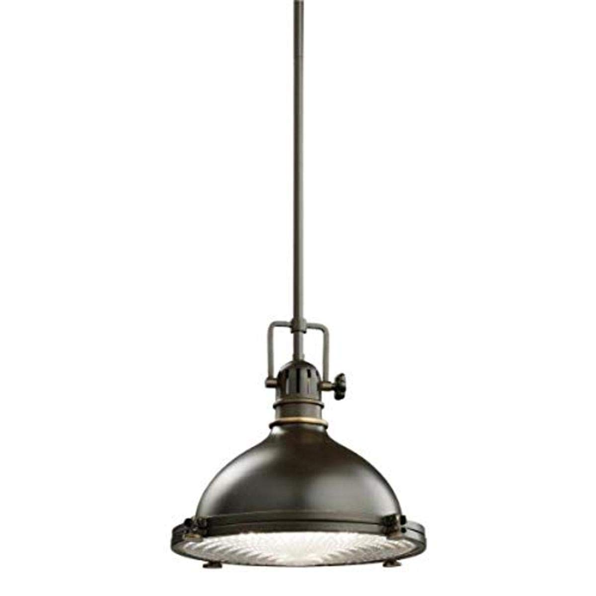 kichler-hatteras-bay-pendant-light-in-olde-bronze-with-clear-fresnel-lens-model- image 1